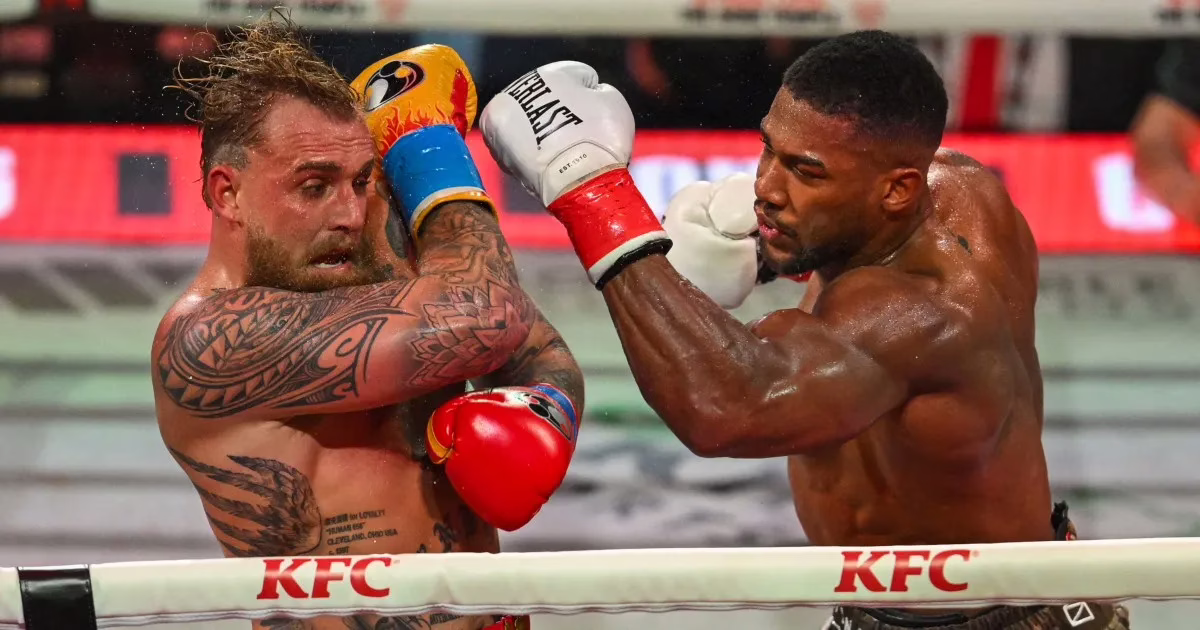 Anthony Joshua knocks out Jake Paul in sixth round of heavyweight bout | Boxing News