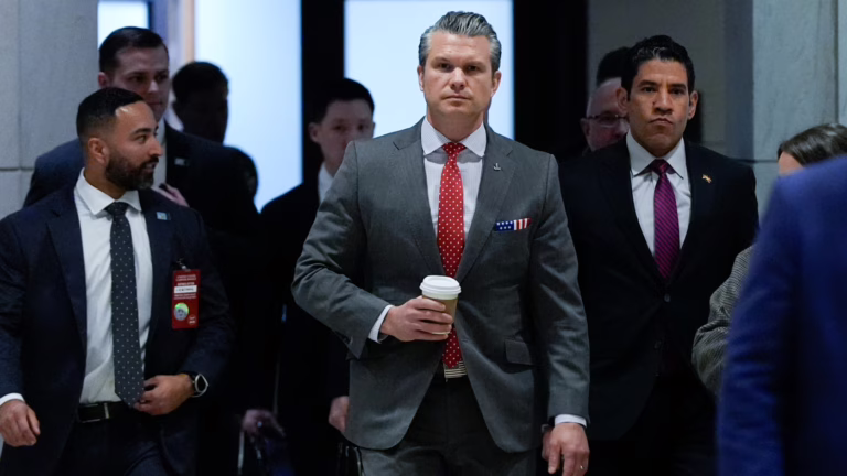 Senate passes defense authorization bill, pushes Hegseth for boat strike video : NPR