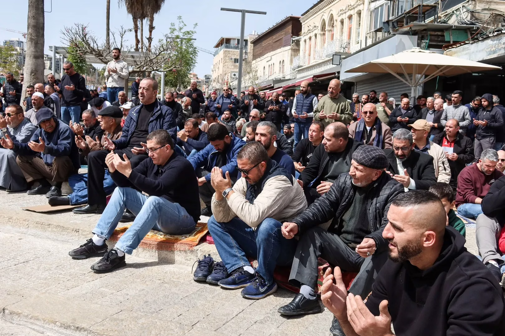 Worshippers pray outside Al-Aqsa amid closure on al-Quds Day | US-Israel war on Iran