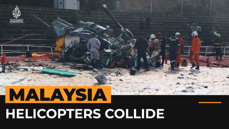 Diez tripulantes muertos tras colisionar en el aire dos helicópteros de la Armada de Malasia | Noticias militares