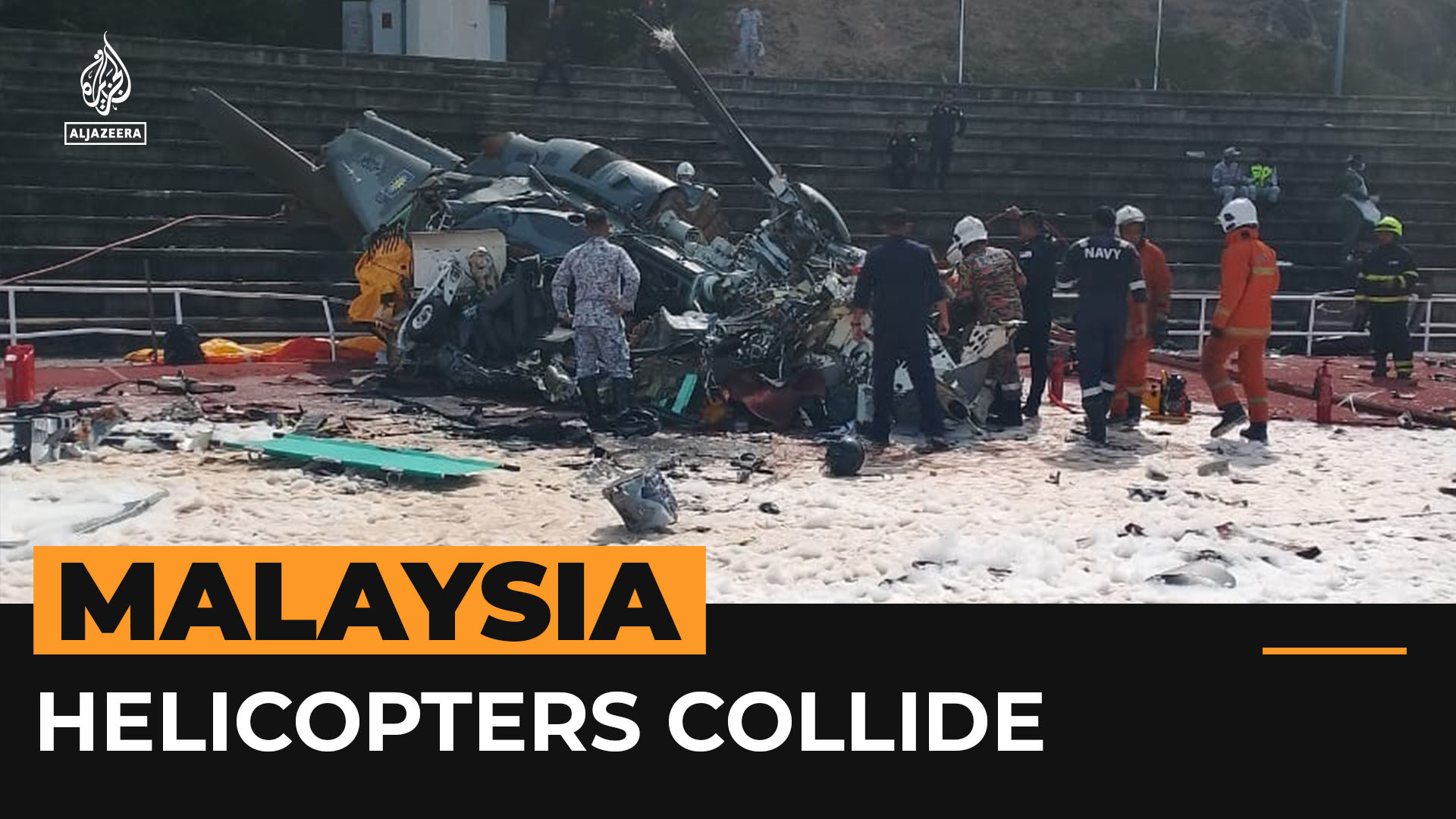 Diez tripulantes muertos tras colisionar en el aire dos helicópteros de la Armada de Malasia | Noticias militares