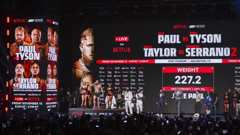 La pelea Tyson-Paul tuvo problemas técnicos. ¿Puede el streaming soportar más eventos en vivo importantes? :NPR