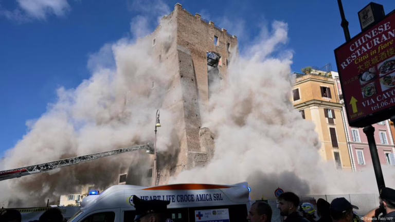 Worker dies after collapse of medieval tower — reports – DW – 11/04/2025
